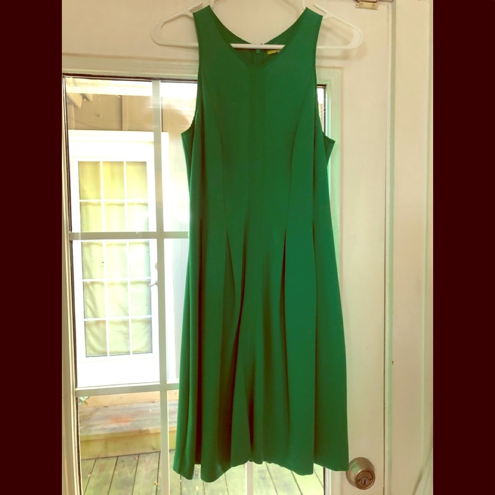 Kelly green knit dress. Fits cute.